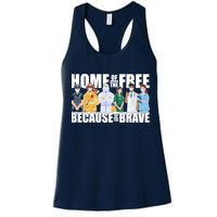 Support Frontline Workers Home Of The Free Womens Tank Top