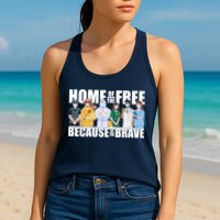 Support Frontline Workers Home Of The Free Womens Tank Top