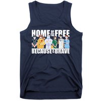 Support Frontline Workers Home Of The Free Tank Top