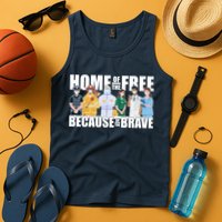 Support Frontline Workers Home Of The Free Tank Top