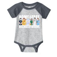 Support Frontline Workers Home Of The Free Infant Baby Jersey Bodysuit