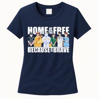 Support Frontline Workers Home Of The Free Womens T-Shirt