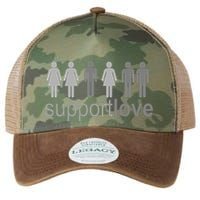 Support Love Equal Rights Legacy Tie Dye Trucker Hat