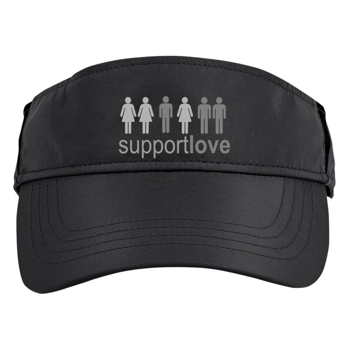 Support Love Equal Rights Adult Drive Performance Visor