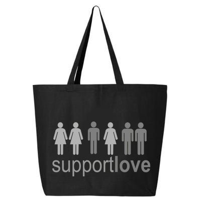 Support Love Equal Rights 25L Jumbo Tote