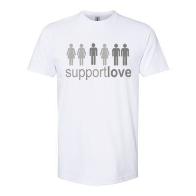 Support Love Equal Rights Softstyle® CVC T-Shirt