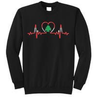 Support Love Lebanon Heartbeat Sweatshirt