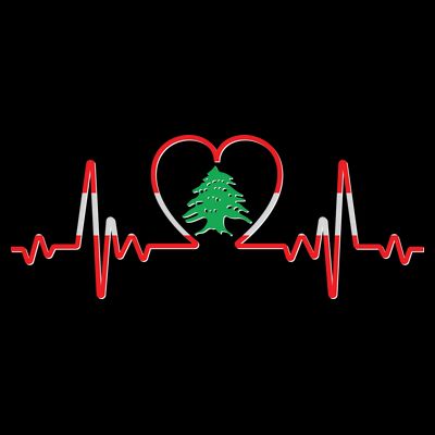 Support Love Lebanon Heartbeat T-Shirt