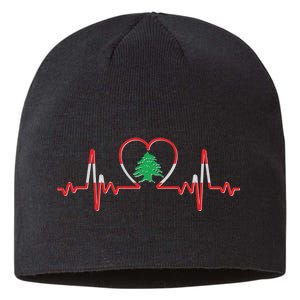 Support Love Lebanon Heartbeat Sustainable Beanie