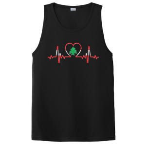 Support Love Lebanon Heartbeat PosiCharge Competitor Tank