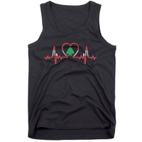 Support Love Lebanon Heartbeat Tank Top