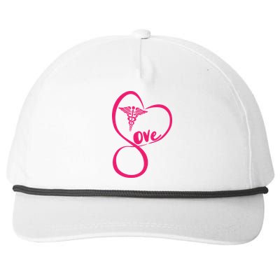 Support Love Nurses Snapback Five-Panel Rope Hat