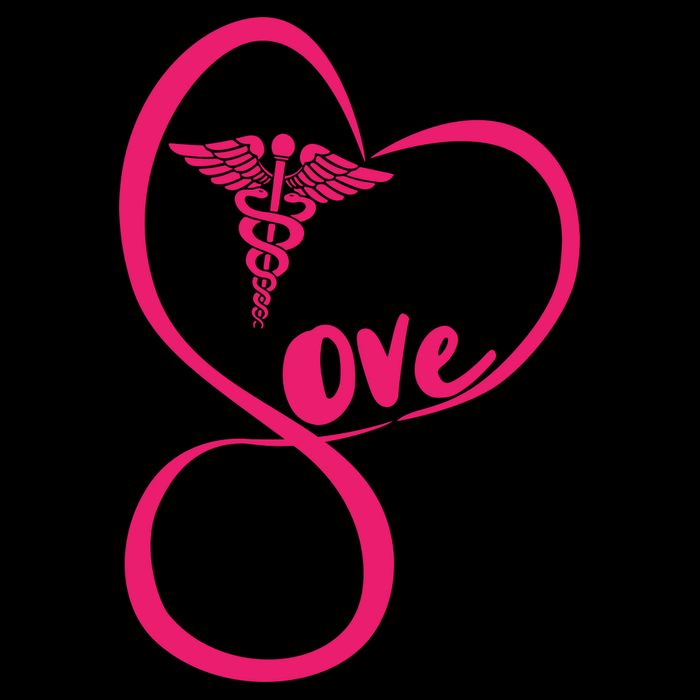 Support Love Nurses Flat Bill Trucker Hat