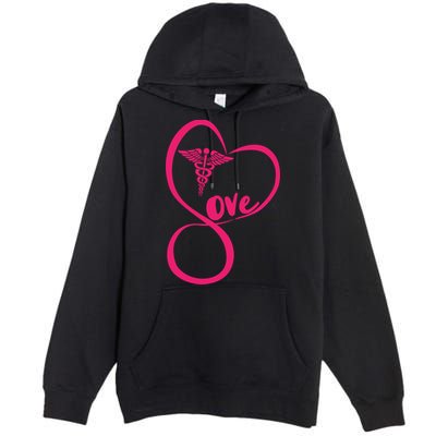 Support Love Nurses Premium Pullover Hoodie