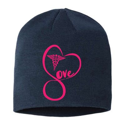 Support Love Nurses Sustainable Beanie