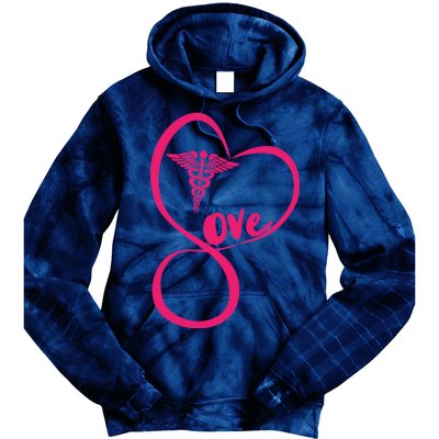 Support Love Nurses Tie Dye Hoodie