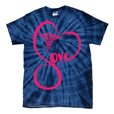 Support Love Nurses Tie-Dye T-Shirt