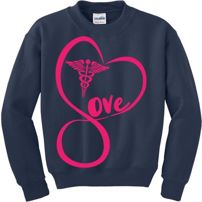 Support Love Nurses Kids Sweatshirt