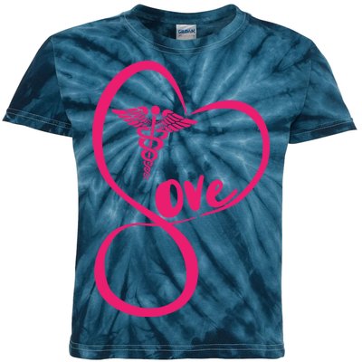 Support Love Nurses Kids Tie-Dye T-Shirt