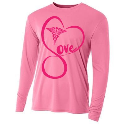 Support Love Nurses Cooling Performance Long Sleeve Crew