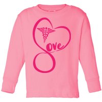 Support Love Nurses Toddler Long Sleeve Shirt