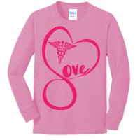 Support Love Nurses Kids Long Sleeve Shirt