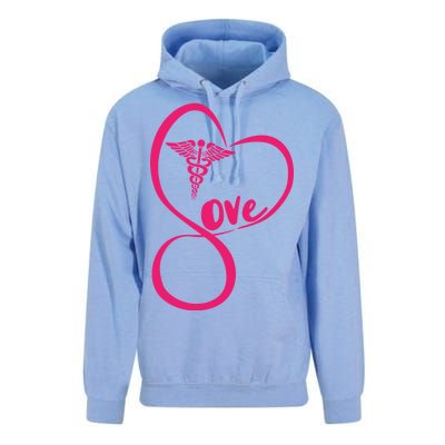 Support Love Nurses Unisex Surf Hoodie