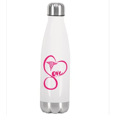 Support Love Nurses Stainless Steel Insulated Water Bottle