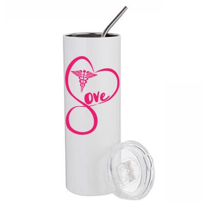 Support Love Nurses Stainless Steel Tumbler