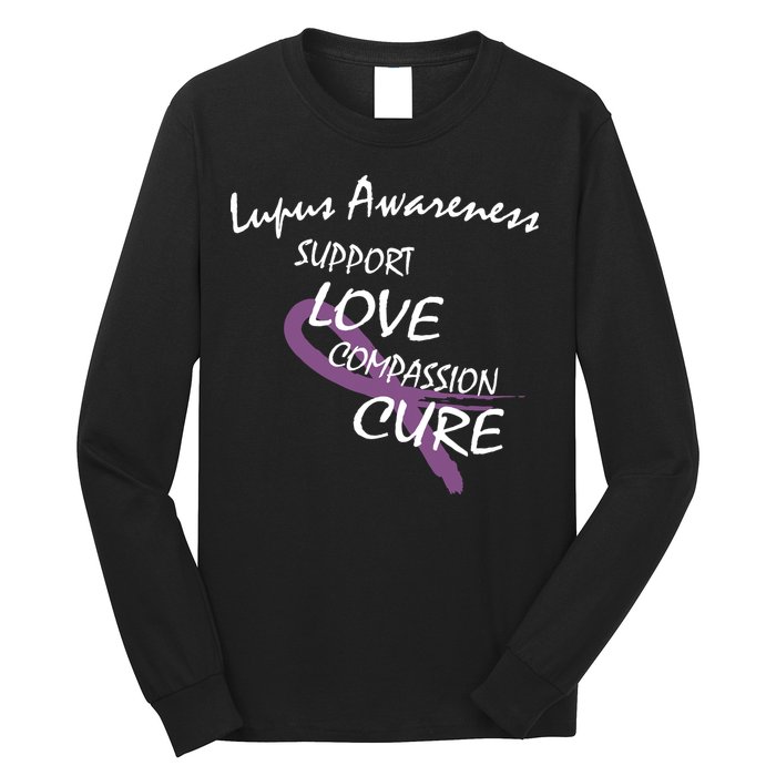 Support Lupus Awareness Long Sleeve Shirt