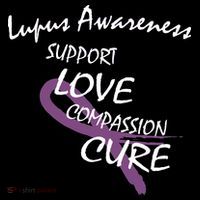 Support Lupus Awareness Drawstring Bag
