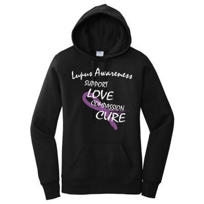 Support Lupus Awareness Women's Pullover Hoodie