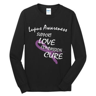 Support Lupus Awareness Tall Long Sleeve T-Shirt