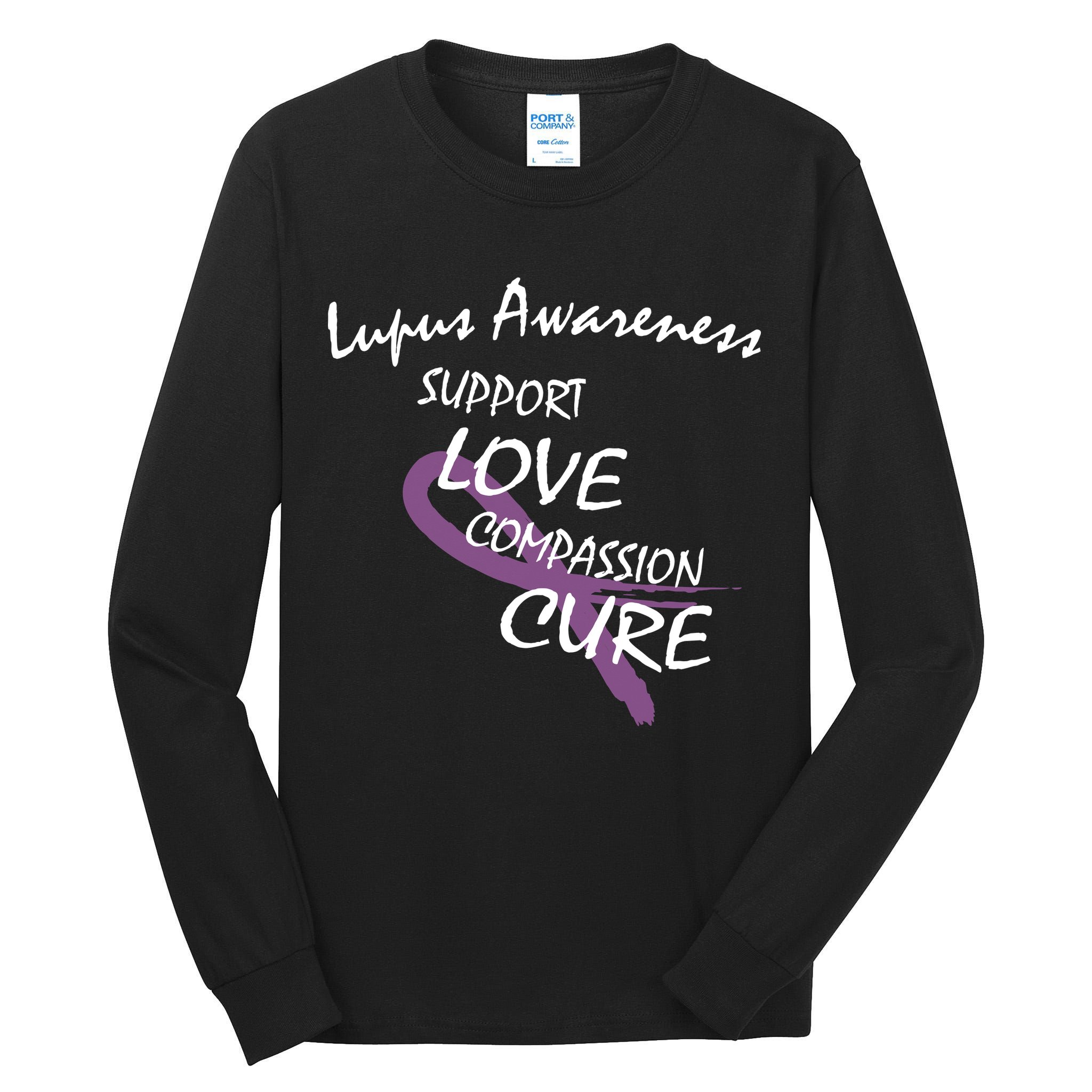 Support Lupus Awareness Tall Long Sleeve T-Shirt