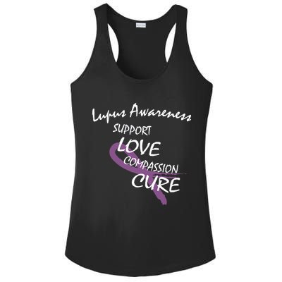 Support Lupus Awareness Ladies PosiCharge Competitor Racerback Tank