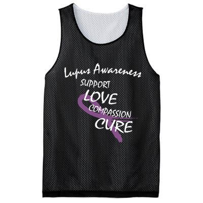 Support Lupus Awareness Mesh Reversible Basketball Jersey Tank