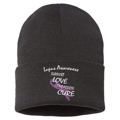 Support Lupus Awareness Sustainable Knit Beanie