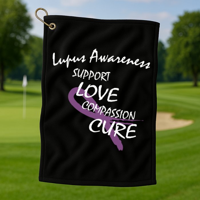 Support Lupus Awareness Golf Towel