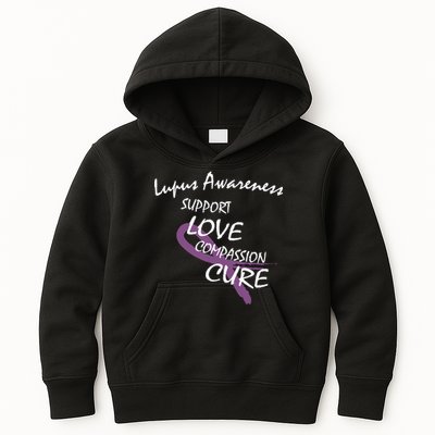 Support Lupus Awareness Kids Hoodie