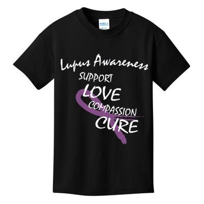 Support Lupus Awareness Kids T-Shirt
