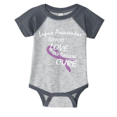 Support Lupus Awareness Infant Baby Jersey Bodysuit
