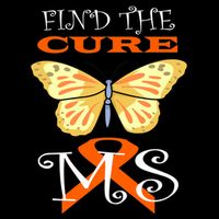 Support MS Help Find The Cure Ribbon Multiple Sclerosis Impact Tech Backpack
