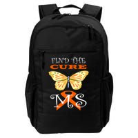 Support MS Help Find The Cure Ribbon Multiple Sclerosis Daily Commute Backpack