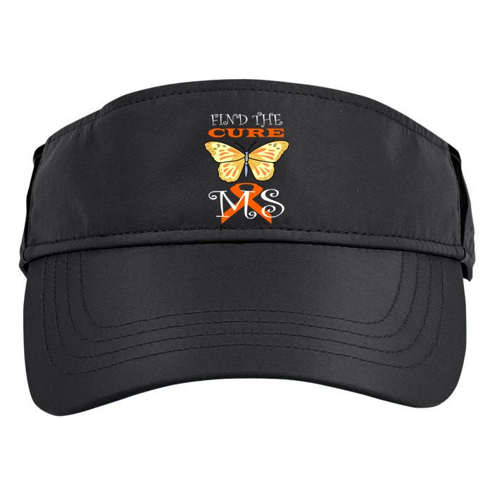 Support MS Help Find The Cure Ribbon Multiple Sclerosis Adult Drive Performance Visor