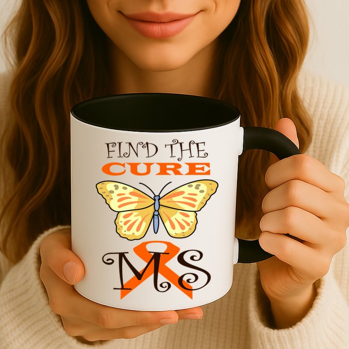 Support MS Help Find The Cure Ribbon Multiple Sclerosis Mug