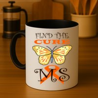 Support MS Help Find The Cure Ribbon Multiple Sclerosis Mug