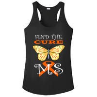 Support MS Help Find The Cure Ribbon Multiple Sclerosis Ladies PosiCharge Competitor Racerback Tank