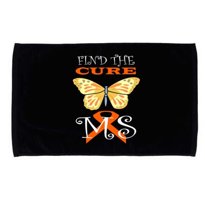 Support MS Help Find The Cure Ribbon Multiple Sclerosis Microfiber Hand Towel