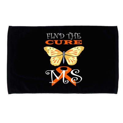 Support MS Help Find The Cure Ribbon Multiple Sclerosis Microfiber Hand Towel