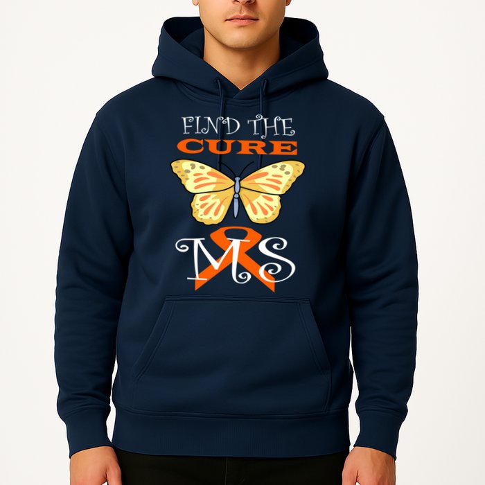 Support MS Help Find The Cure Ribbon Multiple Sclerosis Hoodie